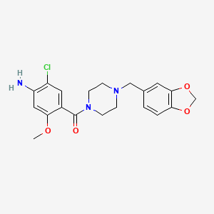 molecular formula C20H22ClN3O4 B1617629 Peralopride CAS No. 57083-89-3