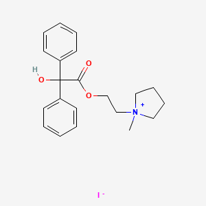 molecular formula C21H26INO3 B1617638 Etipirium iodide CAS No. 3478-15-7