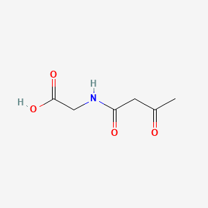 molecular formula C6H9NO4 B1617653 Glycine, N-(1,3-dioxobutyl)- CAS No. 3103-38-6