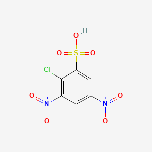 molecular formula C6H3ClN2O7S B1617663 2-chloro-3,5-dinitrobenzenesulfonic acid CAS No. 4515-26-8