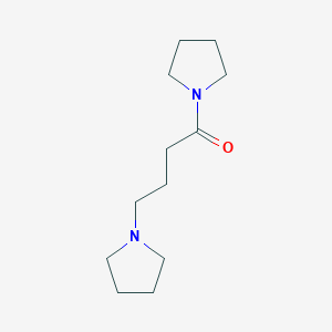 molecular formula C12H22N2O B1617678 1-(1-Oxo-4-(1-pyrrolidinyl)butyl)pyrrolidine CAS No. 5882-03-1
