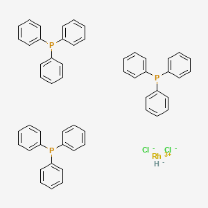 Hydride;rhodium(3+);triphenylphosphane;dichloride