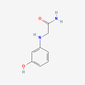 molecular formula C8H10N2O2 B1617695 2-((3-Hydroxyphenyl)amino)acetamide CAS No. 7228-00-4