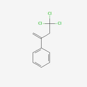 molecular formula C10H9Cl3 B1617700 Benzene, (3,3,3-trichloro-1-methylenepropyl)- CAS No. 20057-31-2