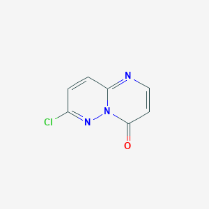 molecular formula C7H4ClN3O B1617706 4H-pyrimido[1,2-b]pyridazin-4-one, 7-chloro- CAS No. 88820-50-2