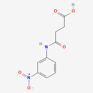 molecular formula C10H10N2O5 B1617715 3-(3-Nitrophenylaminocarbonyl)propionic acid CAS No. 1797-93-9