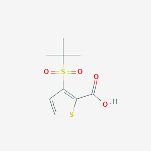 molecular formula C9H12O4S2 B1617717 3-(2-甲基-丙烷-2-磺酰基)-噻吩-2-甲酸 CAS No. 51285-58-6