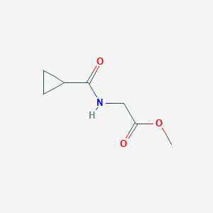 molecular formula C7H11NO3 B1617721 Methyl 2-(cyclopropanecarbonylamino)acetate CAS No. 457629-14-0