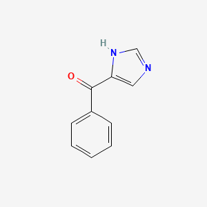 molecular formula C10H8N2O B1617723 1H-Imidazol-5-yl(phenyl)methanone CAS No. 61985-32-8