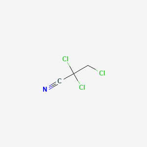 molecular formula C3H2Cl3N B1617731 2,2,3-Trichloropropionitrile CAS No. 813-74-1