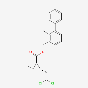 (2-methyl-3-phenylphenyl)methyl (3R)-3-(2,2-dichloroethenyl)-2,2-dimethylcyclopropane-1-carboxylate