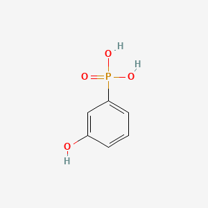 molecular formula C6H7O4P B1617784 (3-Hydroxyphenyl)phosphonic acid CAS No. 33733-31-2