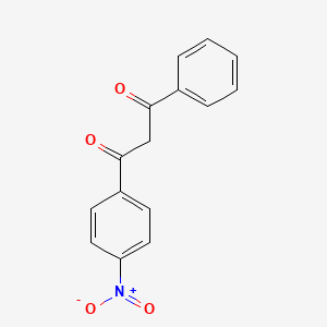 molecular formula C15H11NO4 B1617801 1-(4-Nitro-phenyl)-3-phenyl-propane-1,3-dione CAS No. 5400-95-3