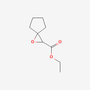 molecular formula C9H14O3 B1617807 Ethyl 1-oxaspiro[2.4]heptane-2-carboxylate CAS No. 6975-15-1