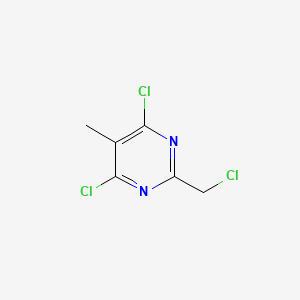 4,6-Dichloro-2-(chloromethyl)-5-methylpyrimidine