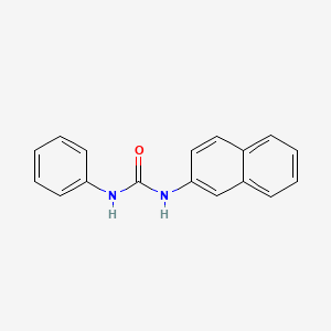 molecular formula C17H14N2O B1617819 1-Naphthalen-2-yl-3-phenylurea CAS No. 6299-42-9