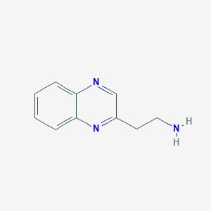 molecular formula C10H11N3 B1617821 2-Quinoxalin-2-ylethylamine CAS No. 500727-73-1