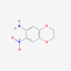 7-Nitro-2,3-dihydro-1,4-benzodioxin-6-amine