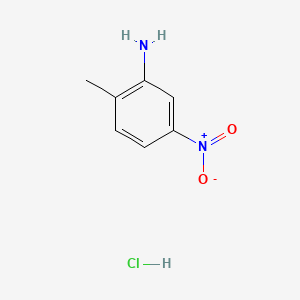 molecular formula C7H9ClN2O2 B1617831 Benzenamine, 2-methyl-5-nitro-, monohydrochloride CAS No. 51085-52-0