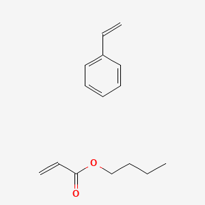 2-Propenoic acid, butyl ester, polymer with ethenylbenzene