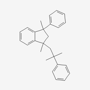 1H-Indene, 2,3-dihydro-1,3-dimethyl-1-(2-methyl-2-phenylpropyl)-3-phenyl-