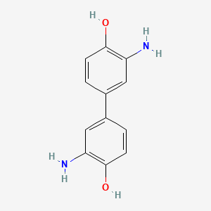 molecular formula C12H12N2O2 B1617861 3,3'-Diamino-4,4'-dihydroxybiphenyl CAS No. 4194-40-5