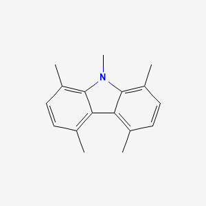 molecular formula C17H19N B1617864 1,4,5,8,9-Pentamethylcarbazole CAS No. 27477-88-9
