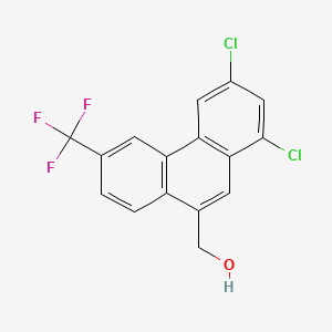 molecular formula C16H9Cl2F3O B1617868 1,3-二氯-6-(三氟甲基)菲并[9,10-d]吩-9-甲醇 CAS No. 38492-81-8