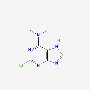 molecular formula C7H8ClN5 B1617869 2-chloro-N,N-dimethyl-9H-purin-6-amine CAS No. 100960-20-1