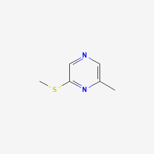 molecular formula C6H8N2S B1617872 2-甲基-6-(甲硫基)吡嗪 CAS No. 2884-13-1