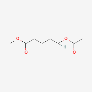 molecular formula C9H16O4 B1617882 Methyl 5-acetoxyhexanoate CAS No. 35234-22-1