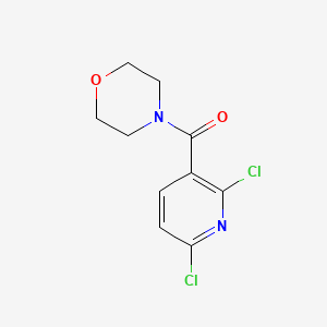 molecular formula C10H10Cl2N2O2 B1617893 (2,6-Dichloropyridin-3-yl)(morpholino)methanone CAS No. 415700-14-0