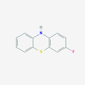 molecular formula C12H8FNS B1617898 3-Fluoro-10H-phenothiazine CAS No. 397-59-1