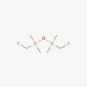 molecular formula C6H16I2OSi2 B1617909 1,3-Bis(iodomethyl)-1,1,3,3-tetramethyldisiloxane CAS No. 2943-69-3