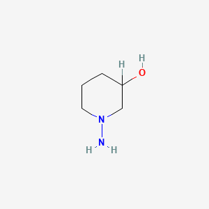 molecular formula C5H12N2O B1617912 3-Piperidinol, 1-amino- CAS No. 75332-31-9