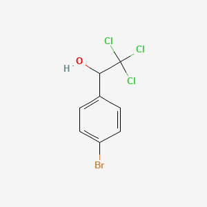 molecular formula C8H6BrCl3O B1617916 1-(4-Bromophenyl)-2,2,2-trichloroethanol CAS No. 21757-86-8