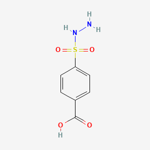 molecular formula C7H8N2O4S B1617917 4-(Hydrazinesulfonyl)benzoic acid CAS No. 6391-97-5
