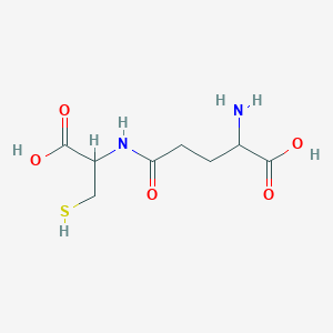 2-Amino-5-[(1-carboxy-2-sulfanylethyl)amino]-5-oxopentanoic acid