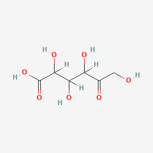 molecular formula C6H10O7 B1617931 2,3,4,6-Tetrahydroxy-5-oxohexanoic acid CAS No. 3470-36-8