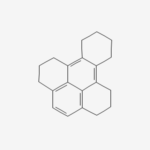 molecular formula C20H22 B1617941 1,2,3,6,7,8,9,10,11,12-Decahydrobenzo[e]pyrene CAS No. 92387-50-3