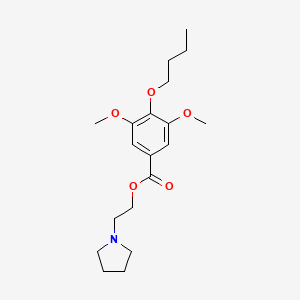 molecular formula C19H29NO5 B1617947 Burodiline CAS No. 36121-13-8