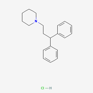 molecular formula C20H26ClN B1617952 Fenpiprane hydrochloride CAS No. 3329-14-4