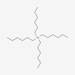 molecular formula C24H52Sn B1617953 Tetrahexylstannane CAS No. 3590-83-8