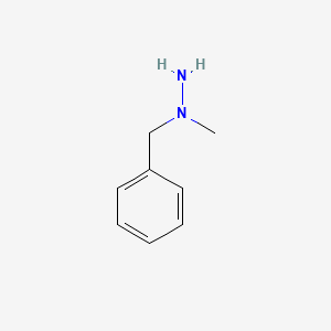 molecular formula C8H12N2 B1617955 1-Benzyl-1-methylhydrazine CAS No. 3931-52-0