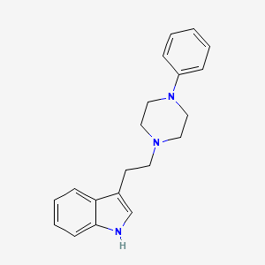 1H-Indole, 3-(2-(4-phenyl-1-piperazinyl)ethyl)-