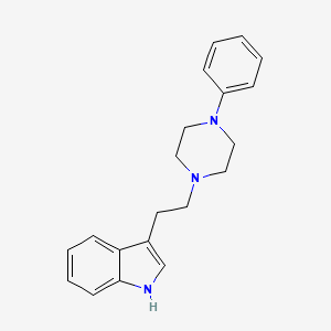 3-[2-(4-phenyl-1-piperazinyl)ethyl]indole