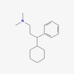 molecular formula C17H27N B1617967 Gamfexine CAS No. 7273-99-6