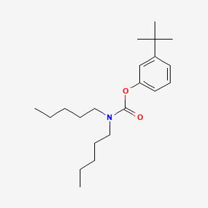 CARBAMIC ACID, N,N-DIPENTYL-, 3-tert-BUTYLPHENYL ESTER