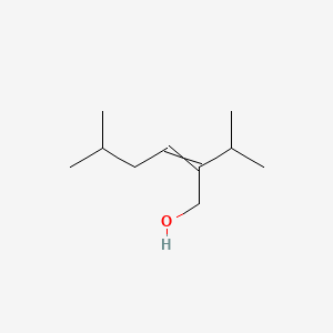 molecular formula C10H20O B1617983 2-Hexen-1-ol, 5-methyl-2-(1-methylethyl)- CAS No. 40853-53-0