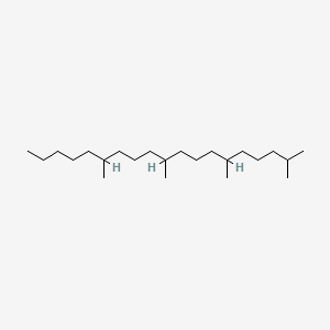 molecular formula C23H48 B1617985 2,6,10,14-四甲基十九烷 CAS No. 55124-80-6